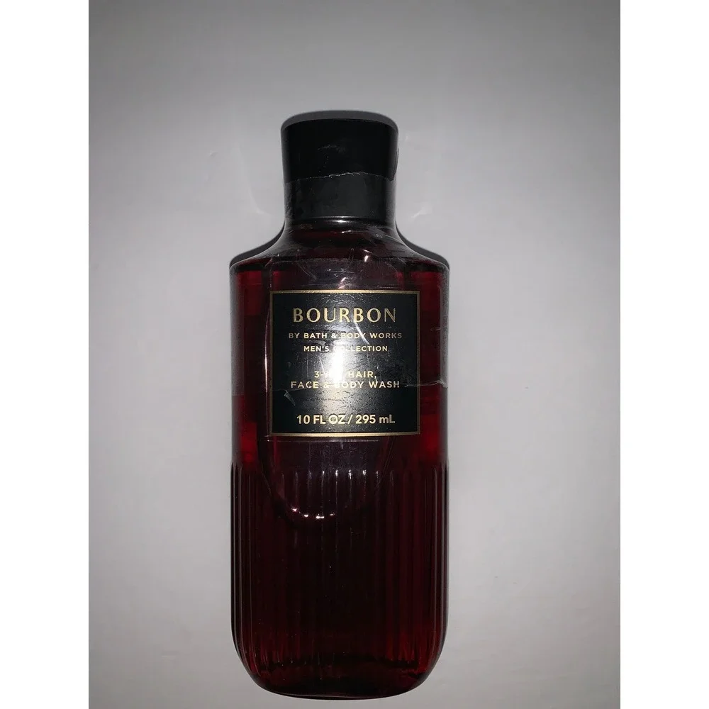Bath and Body Works Bourbon 3 in 1 Hair Face and‎ Body Wash Men's 10 oz